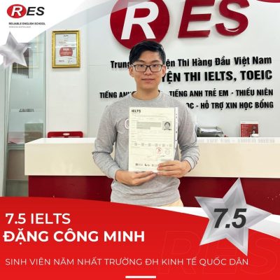 đặng công minh 7.5 ielts